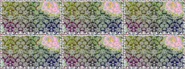 Çiçek tasarımı için inanılmaz bir kolaj cenneti tarzı. Çiçekli zambaklar kusursuz bir arka plan. Parlak çiçekli kolaj çiçekleri gri.