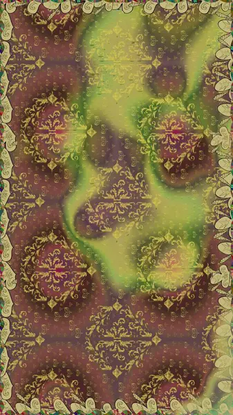 Düz Çiçek Elementleri Tasarımı. Renkli Yaz Temalı Kusursuz Arkaplan. Kahverengi renkli çiçekler. Çiçekli pürüzsüz retro desen.