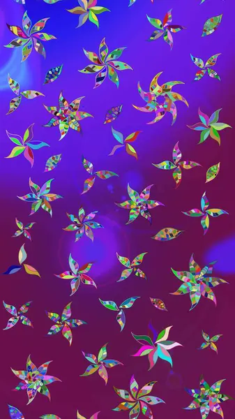 Küçük çiçekteki sevimli çiçek deseni. Modaya uygun kumaş deseni. Tony 'nin kumaş kalıbını çiz. Raster illüstrasyonu.