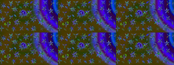 Güzel suluboya yaz çiçekleri deseni..