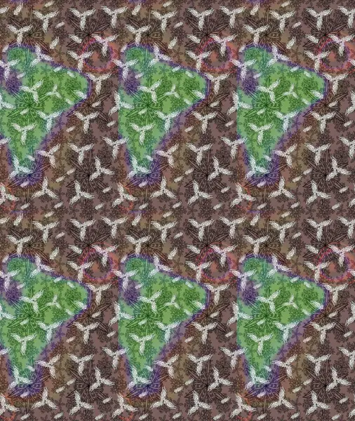 Renkli Bahar Teması eskiz kalıbı. Kahverengi renkli çiçekler. Düz Çiçek Elementleri Tasarımı. Çiçekle çizim deseni.