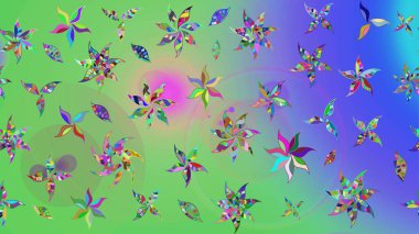 Raster 'ın taze dokusu. Paketleme, tekstil, duvar kâğıdı için çiçek eskizi. Yumuşak fayans. Klasik çiçek desenli. Yumuşak pamuk tasarımı.