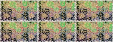 Süslü raster dekorasyonu. Altın elementlerle nötr renklerde altın desen. Barok tarzında duvar kağıdı tasarımı için kusursuz damaske deseni arkaplanı.