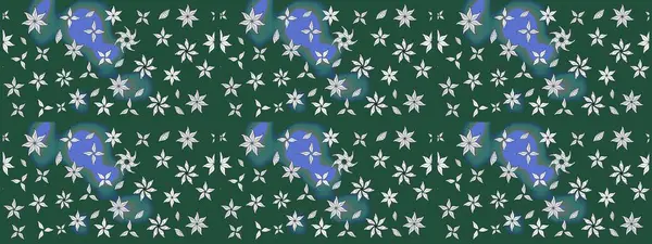 Arkaplan dokusu, duvar kağıdı, yeşil renkli çiçek teması. Soyut etnik raster çizim kalıbı. Kabile sanatı boho baskısı, klasik çiçek arkaplanı.