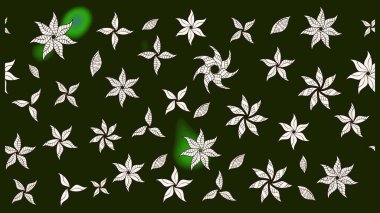 Hediye ambalaj kağıdı, tebrik kartları, posterler ve pankart tasarımı. Raster düz çiçek çizim deseni. Gri renkli çiçekler.