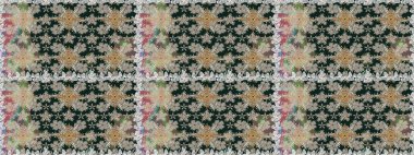 Düz Çiçek Elementleri Tasarımı. Gri renkli çiçekler. Çiçekle kusursuz desen. Renkli Bahar Teması Kusursuz Arkaplan.