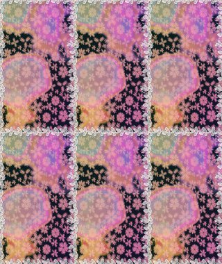 Tatil havası. Nazik romantik baskı. Raster güzel bir çiçek deseni çizmiş. Bahar mevsimi.