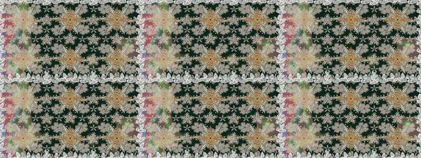 Düz Çiçek Elementleri Tasarımı. Gri renkli çiçekler. Çiçekle kusursuz desen. Renkli Bahar Teması Kusursuz Arkaplan.