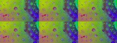 Eski moda arka plan. Raster illüstrasyonu. Güzel, parlak, pürüzsüz kumaş, tuval. Kıvırcık, parlak örgü. Desen, çizim, çiçek sınırı. Çiçeklerin çelengi.