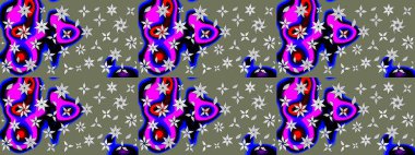 Yeşil renkte manzaralı çiçek deseni. Çiçek kompozisyonu, el boyası, hassas şablon. Üst manzara, yumuşak stil. Sevgililer günü ve tebrik kartı konsepti için şık bir davet.