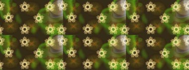 Noel ve yeni yıl moda baskıları için tatil tasarımı. Raster illüstrasyonu. Renkler. Kar tanelerinin soyut arkaplanlı Noel deseni.