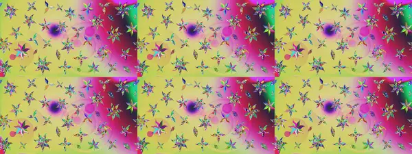 Tarafsız renklerde çiçekler. Çiçekli çiçek deseni, suluboya. Renkli Bahar Teması eskiz kalıbı. Raster illüstrasyonu. Düz Çiçek Elementleri Tasarımı.