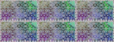 Tropik, dikişsiz çiçek deseni. Raster illüstrasyonu. Gri renkli çiçekler.