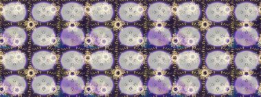 Düz kar karalama ikonları, kar taneleri gri, mor ve nötr renkler Noel afişi, kartlar. Güzel soyut kar tanesi raster tasarımı. Yeni yıl kar tanesi.