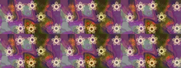 Raster illüstrasyonu. Renkli arka planda izole tatlı kar taneleri. Mor, kahverengi ve gri renkte kar taneleri. Kar tanesi raster deseni.