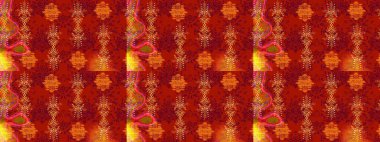 Patlayan çiçekler soyut olarak yerleştirilmiş. Raster deseni. Raster illüstrasyonu. Kibar, bahar çiçekleri kırmızı, turuncu ve mor renklerde.