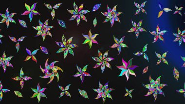 Güzel suluboya yaz çiçekleri deseni..