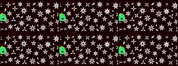 Renkli Bahar Teması eskiz kalıbı. Siyah renkli çiçekler. Düz Çiçek Elementleri Tasarımı. Güzel çiçek deseni..