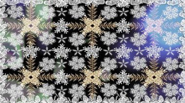 Gri renkli etnik çiçeklerle kusursuz bir desen. Asya Tekstil 'inde Raster Çiçek İllüstrasyonu.