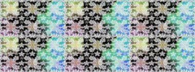 Vadinin çiçekleri tarafsız renklerde. Soyut etnik raster kusursuz desen. Çiçekler..