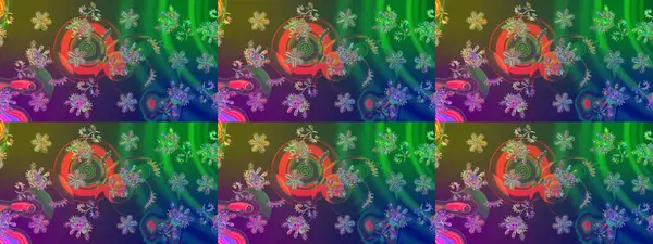 Ultraviyole kumaş deseni. Çizim kalıbı. Organik motif arka planı. Raster illüstrasyonu.