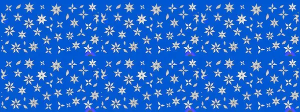 Çiçekli karalama şeklinde Raster çiçek deseni. Nazik, narin çiçek arkaplanı. Mavi renkte çiçekler.