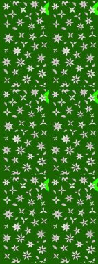 Raster Illustrasyon 'daki Çiçek Deseni' nin son moda çizimi. Güzel kumaş deseni. Renkli Yaz Temalı eskiz kalıbı. Düz Çiçek Elementleri Tasarımı.