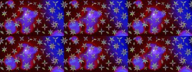 Hediye ambalaj kağıdı, tebrik kartları, posterler ve pankart tasarımı. Raster düz çiçek çizim deseni. Kahverengi renkte çiçekler.