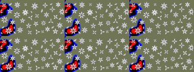 Parlak çiçekli kolaj çiçekleri yeşildir. Çiçekli zambakların eskiz geçmişi. Çiçek tasarımı için inanılmaz kolaj cennet tarzı..