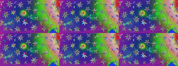 Modern gelişim yeşil raster arka plan duvar kâğıdı illüstrasyonu klasik çizgili, desenli desenli çiçekler, çiçekli süsler. Çiçekli el çizimi çizimi deseni.