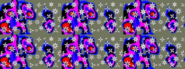 Tekstil, kumaş, kapaklar, duvar kağıtları, baskı, naylon, koleksiyon defteri, örgü, dekupaj için güzel bir eskiz. Oldukça eski bir besin torbası deseni, küçük yeşil renkte, çiçekler. Millefleurlar.