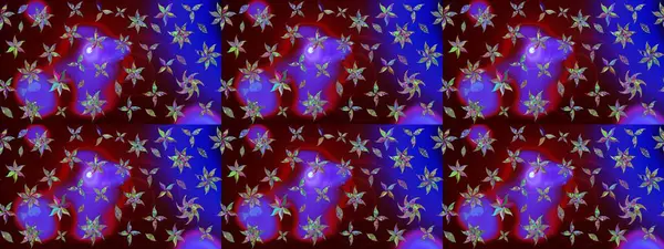 Hediye ambalaj kağıdı, tebrik kartları, posterler ve pankart tasarımı. Raster düz çiçek çizim deseni. Kahverengi renkte çiçekler.