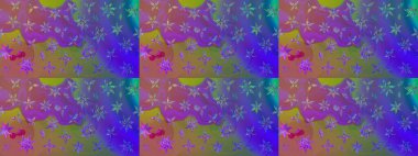 Raster illüstrasyonu. Modaya uygun kumaş deseni. Tony 'nin kumaş kalıbını çiz. Küçük çiçekte sevimli çiçek deseni var..