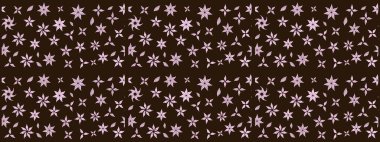 Kıvırcık, parlak örgü. Çiçek çelengi. Raster illüstrasyonu. Güzel, parlak, pürüzsüz kumaş, tuval. Eski moda arka plan. Desen, çizim, çiçek sınırı..