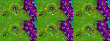 Çiçek deseni. Renkli Bahar Teması eskiz kalıbı. Düz Çiçek Elementleri Tasarımı. Raster çizimi. Güzel kumaş deseni..