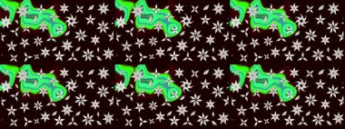 Çiçekli çiçek deseni, suluboya. Siyah renkli çiçekler. Renkli Bahar temalı eskiz kalıbı. Düz Çiçek Elementleri Tasarım Raster illüstrasyonu.