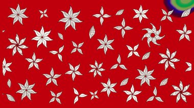 Çizim kalıbı. Raster illüstrasyonu. Organik motif arka planı. Ultraviyole kumaş deseni.