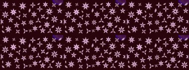 Şirin, zarif çiçekler Raster illüstrasyonu. Tekstil için figür. Poster ya da kapak için arka plan. Yapraklı çizim şekli. Davetiye ve kartpostal tasarımı için dekoratif çiçek unsurları.