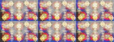 Kar taneleri deseni. Şirin desen. Raster Noel soyut renkli arka plan ve tatlı kar tanesi. Noel Kar Taneleri Arkaplanı. Raster illüstrasyonu.