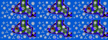 Çiçekli bahar çiçekleri. Küçük çiçekte güzel bir desen. Küçük renkli çiçekler. Moda baskıları için zarif bir şablon. Motley illüstrasyonu.