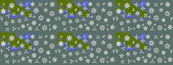 Çiçekli karalama şeklinde Raster çiçek deseni. Nazik, narin çiçek arkaplanı. Tarafsız renklerde çiçekler.