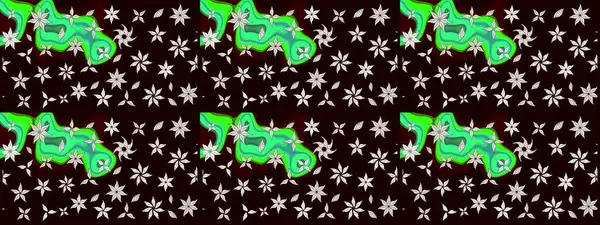 Çiçekli çiçek deseni, suluboya. Siyah renkli çiçekler. Renkli Bahar temalı eskiz kalıbı. Düz Çiçek Elementleri Tasarım Raster illüstrasyonu.