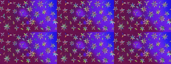 Düz Çiçek Elementleri Tasarımı. Raster. Renkli Bahar Teması çizim şablonu.