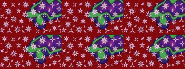 Kırmızı renkte çiçekler olan çiçek deseni çiz. Suluboya tarzında kırmızı renkte çiçekler.