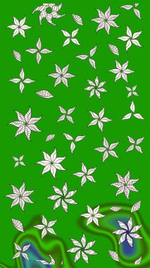 Çizim kalıbı. Ultraviyole kumaş deseni. Organik motif arka planı. Raster illüstrasyonu.