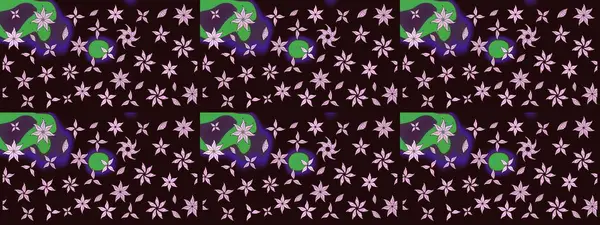 Davetiye ve kartpostal tasarımı için dekoratif çiçek unsurları. Yapraklı çizim şekli. Şirin, zarif çiçekler Raster illüstrasyonu. Tekstil için figür. Poster veya kapak için arkaplan.