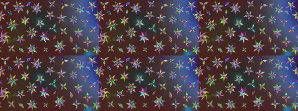 Düz Çiçek Elementleri Tasarımı. Çiçek desenli eskiz, yaz çiçekleri. Kahverengi renkli çiçekler. Renkli Bahar Teması çizim şablonu.