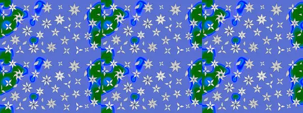 Raster resim. Çiçek desenli çiçek ve yaprakları ile. Sevimli küçük çiçek desenle.