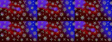 Tekrar eden çiçek arkaplanı, zarif kahverengi çiçek duvar kağıdı. Kahverengi renkler üzerine çiçek desenli çizimler, el yapımı papatyalar, papatyalar..