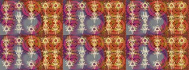 Kahverengi, pembe ve gri renkte çiçeklerle çizilmiş çiçek deseni. Çiçekler suluboya tarzında kahverengi, pembe ve gri renklerde.